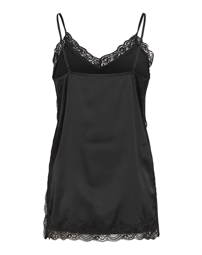 Vila - VIOnara Lace Singlet Top - Black 